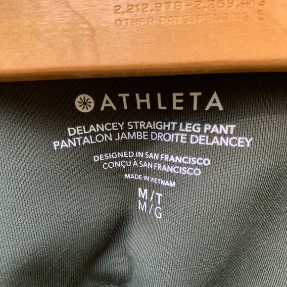 Athleta Delancey Straight Leg Pant in Olive - Picture 3 of 3